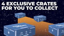 Load image into Gallery viewer, 4 exclusive crates for you to collect