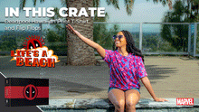Load image into Gallery viewer, Get a ORIGINAL Hawaiian Print Design T-Shirt and Flip Flops item in this crate!
