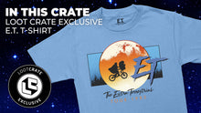 Load image into Gallery viewer, Get an exclusive E.T. T-shirt in this crate!
