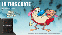 Load image into Gallery viewer, LOOT WEARABLES: Ren &amp; Stimpy T-Shirt
