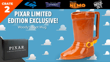 Load image into Gallery viewer, Get the exclusive Woody's Boot Mug  in this crate!
