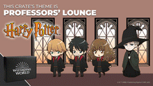 Load image into Gallery viewer, Get into the classroom and celebrate Hogwarts professors, past and present, in this crate!
